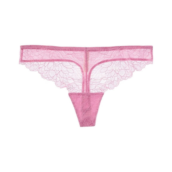 OnGossamer womens  Luxe Lace Thong, m, Pink