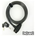 OnGuard 6Foot Straight Hardened Security Steel Cable Key Bike Lock