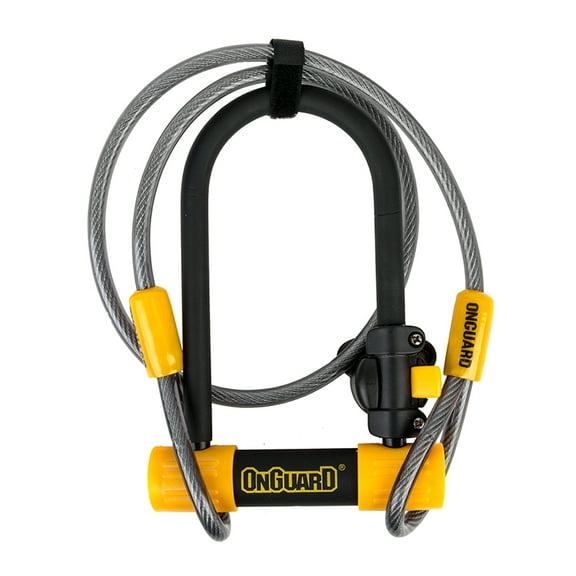 OnGuard 8015M Bulldog-Med-Dt U-Lock 3.5" X 6.9" 4' Cable
