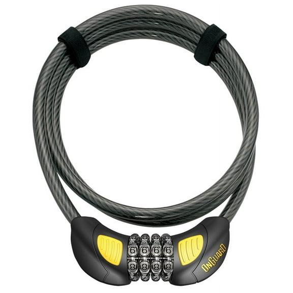 OnGuard 8062 Terrier Combo Cable Lock 7' x 6mm