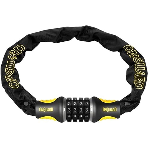 OnGuard 8125 Mastiff Chain Lock-Combo 120Cm X 4Mm
