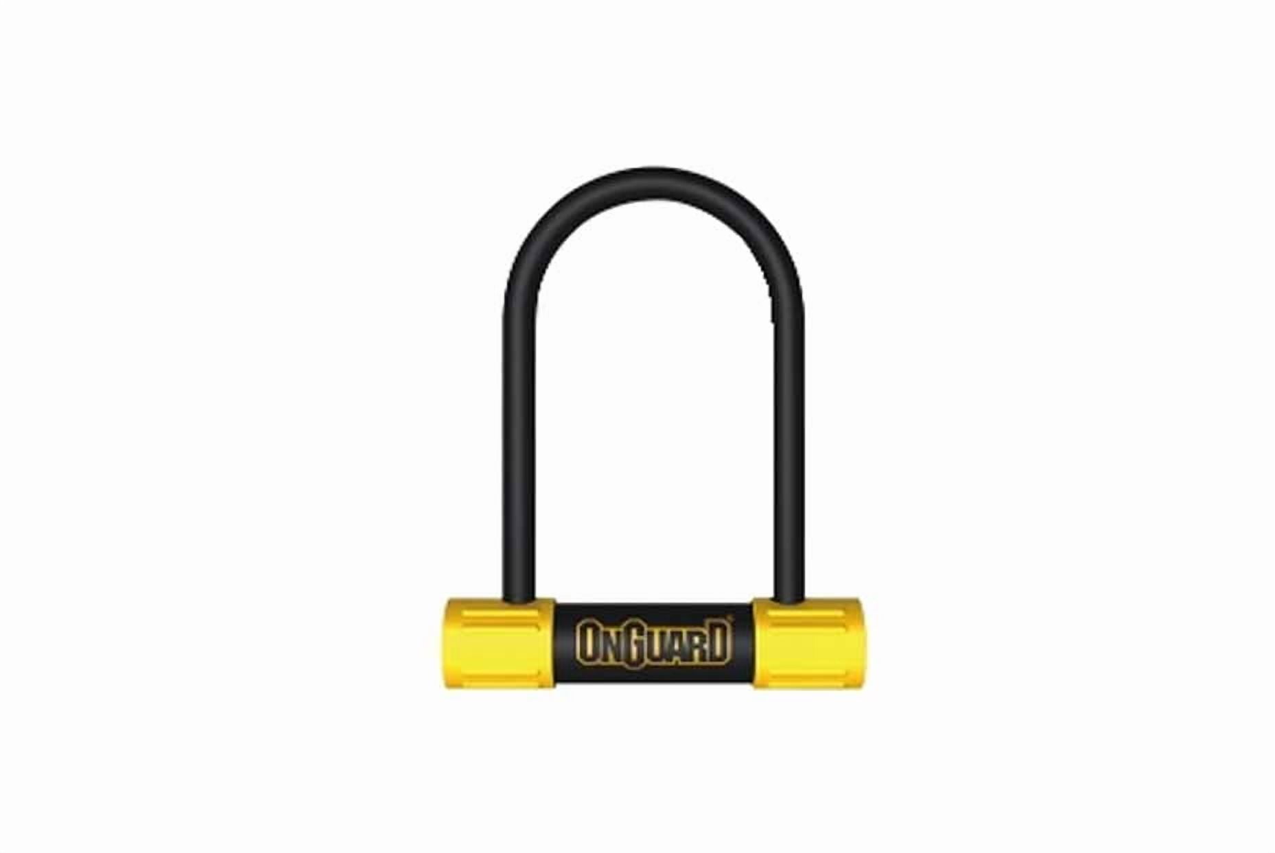 OnGuard BullDog Series U-Lock 3.5 x 5.5" Black/Yellow