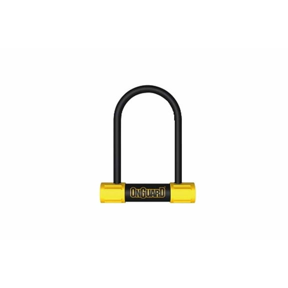 OnGuard BullDog Series U-Lock 3.5 x 5.5" Black/Yellow