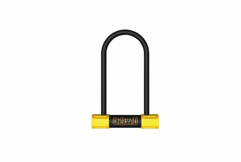 OnGuard BullDog Series U-Lock 3.5 x 7" Black/Yellow