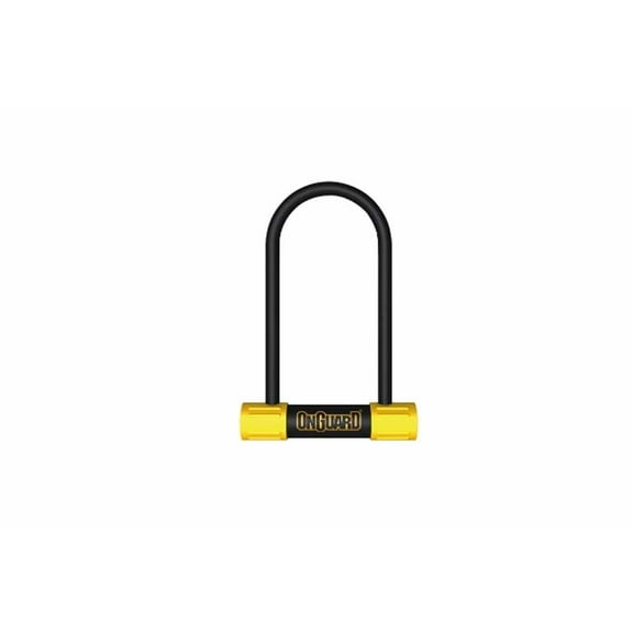 OnGuard BullDog Series U-Lock 3.5 x 7" Black/Yellow