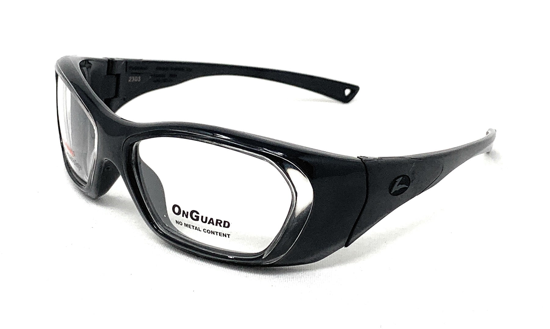 OnGuard Safety Eyewear OG-210S Gloss Black Glasses Goggles 57-16-120