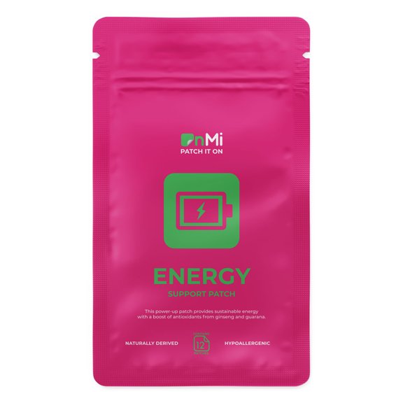 OnMi Patch It On, Energy Support Transdermal Vitamin Patch, 12 count