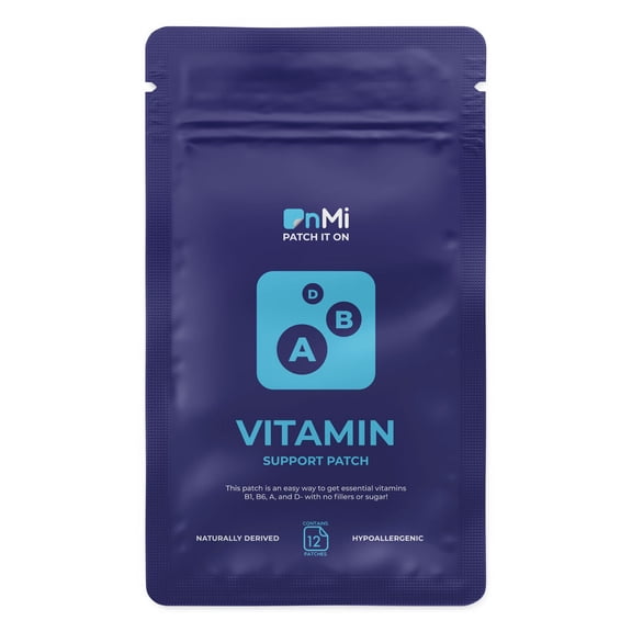 OnMi Patch It On, Vitamin Support Transdermal Vitamin Patch, 32 count