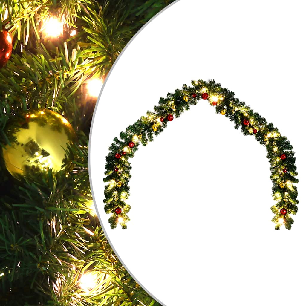 OnPoint Wares Garland Green, Gold, Red PVC Extra Long Decorative Inlays ...