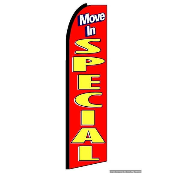 OnPoint Wares Move In Special Advertising Flag | 11.5ft x 3.5ft