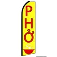 thumbnail image 1 of OnPoint Wares| PHO Swooper flag | Advertising Flag/Business Flags | 11.5ft x 3.5ft, 1 of 5