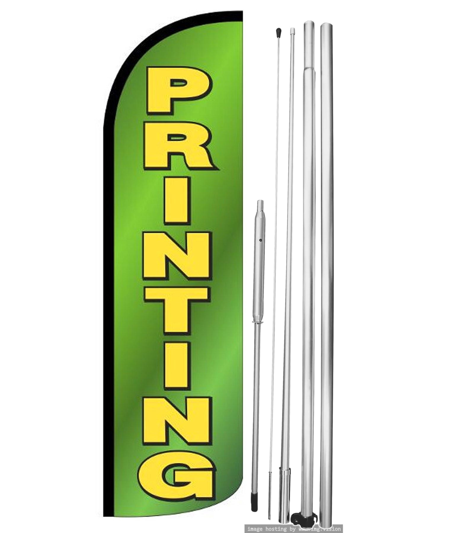 Onpoint Printing OnPoint Wares | PRINTING Windless Flag |Advertisement /Business Flags ...