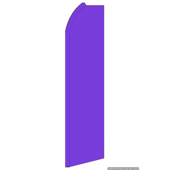 OnPoint Wares Super Purple ( Solid Color) Advertising Flag | 11.5ft x 3.5ft
