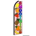 thumbnail image 1 of OnPoint Wares Super Smoothies Advertising Flag | 11.5ft x 3.5ft, 1 of 3