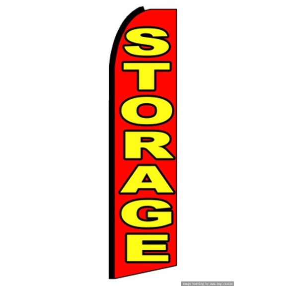 OnPoint Wares Super Storage Advertising Flag | 11.5ft x 3.5ft