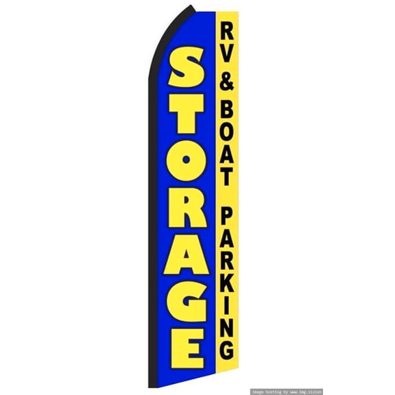 OnPoint Wares Super Storage Rv & Boat Prking Advertising Flag | 11.5ft x 3.5ft