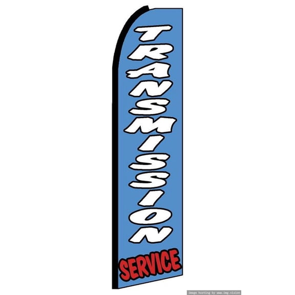 OnPoint Wares Super Transmission Service Advertising Flag | 11.5ft x 3.5ft