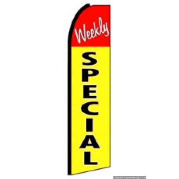 OnPoint Wares Super Weekly Special Advertising Flag | 11.5ft x 3.5ft