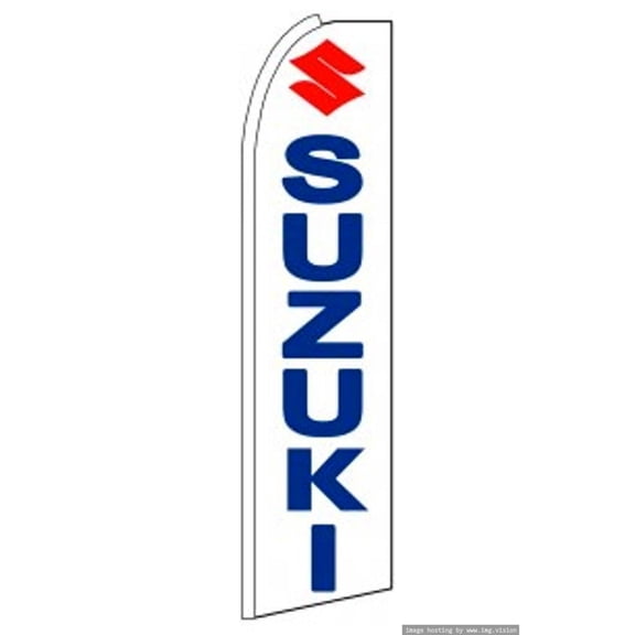 OnPoint Wares| Suzuki Swooper Flag | Advertising Flag/Business Flags | 11.5ft x 3.5ft