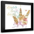 thumbnail image 1 of OnRei 12x12 Black Modern Framed Museum Art Print Titled - Never Look Back, 1 of 5