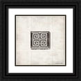 thumbnail image 1 of OnRei 12x12 Black Ornate Wood Framed with Double Matting Museum Art Print Titled - GEO, 1 of 4