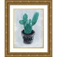 thumbnail image 1 of OnRei 12x14 Gold Ornate Wood Framed with Double Matting Museum Art Print Titled - Relax Plant, 1 of 4