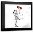 thumbnail image 1 of OnRei 15x15 Black Modern Framed Museum Art Print Titled - True Love Red Pop Mate, 1 of 5