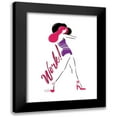 thumbnail image 1 of OnRei 15x18 Black Modern Framed Museum Art Print Titled - Sassy Work, 1 of 5