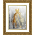thumbnail image 1 of OnRei 19x24 Gold Ornate Wood Framed with Double Matting Museum Art Print Titled - Runway Dress Textured, 1 of 4