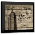 thumbnail image 1 of OnRei 20x20 Black Modern Framed Museum Art Print Titled - BIG DREAMS, 1 of 5