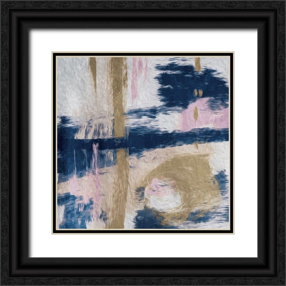 OnRei 20x20 Black Ornate Wood Framed with Double Matting Museum Art Print Titled - Cross Yourself Neutral