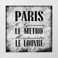 thumbnail image 1 of OnRei 20x20 White Modern Wood Framed Museum Art Print Titled - Paris One, 1 of 4