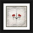 thumbnail image 1 of OnRei 26x26 Black Ornate Wood Framed with Double Matting Museum Art Print Titled - HUNG UP, 1 of 4