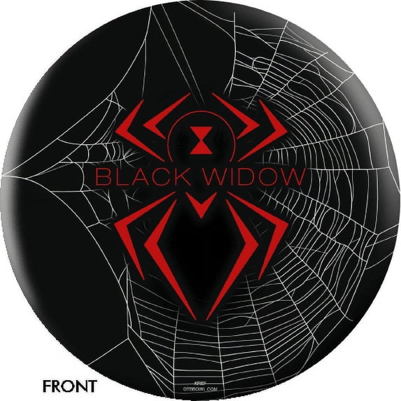 OnTheBallBowling Black Widow Black - Weight: 14 Pounds