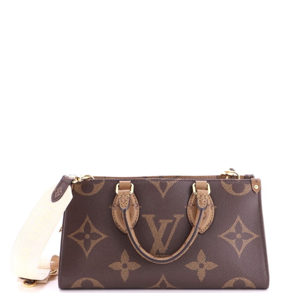 OnTheGo Tote Reverse Monogram Giant East West By Rebag