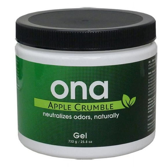 Ona OCMOGL01LJGAC 25.8 oz Apple Crumble Gel Odor Neutralizer