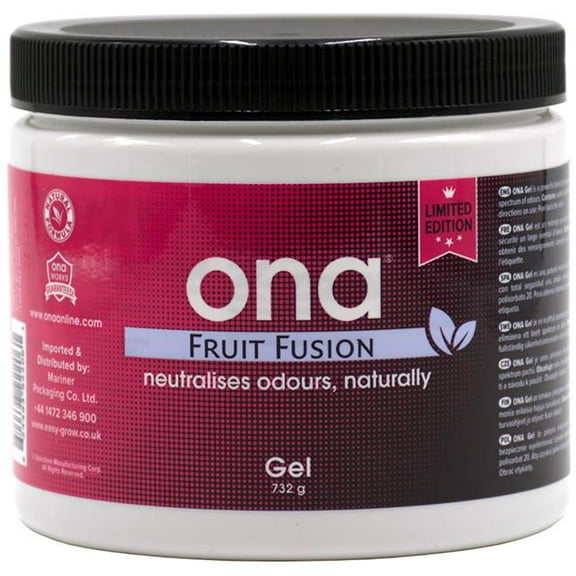 Ona OCMOGL01LJGFF 25.8 oz Fruit Fusion Gel Odor Neutralizer