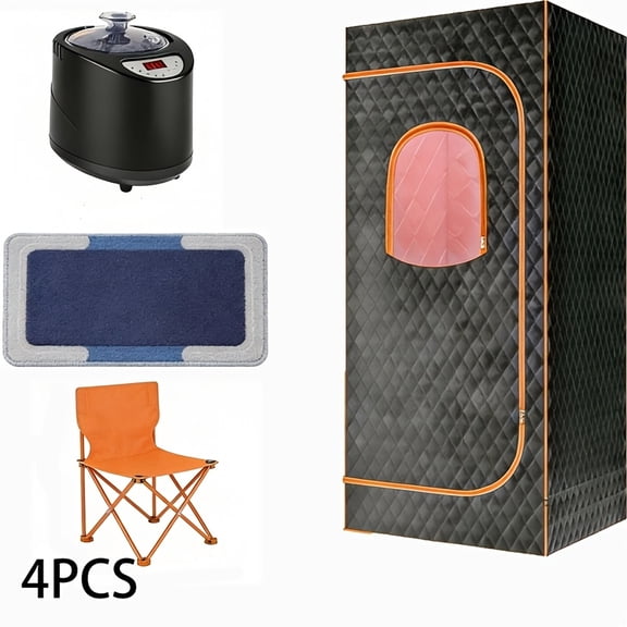 Onail Portable Steam Sauna for Home 3L Steamer 1200W, Foldable Chair & Remote control, Digital Timer 10-99 mins,Full Body Spa Tent for Relaxation & Stress Relief,Sauna Box