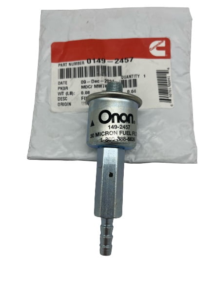 Onan 149-2457 Fuel Filter Fits 3.6KY 4.0KY KYD Onan Generator Series