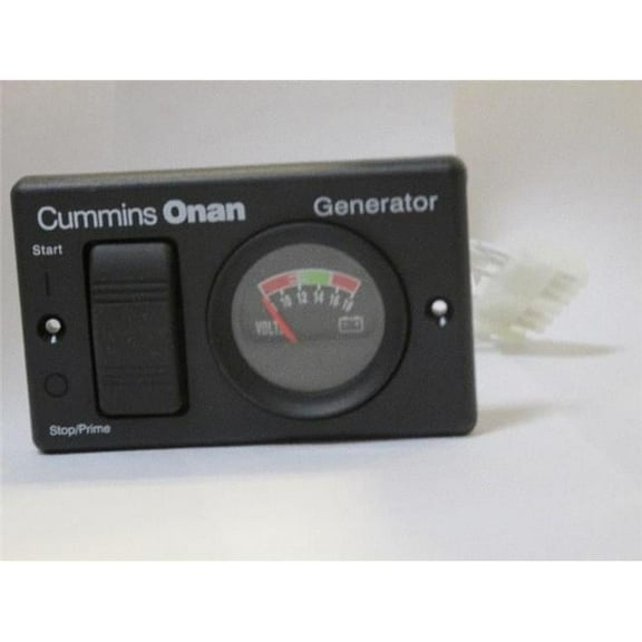 & Onan Control Panel - Switch & Voltmeter