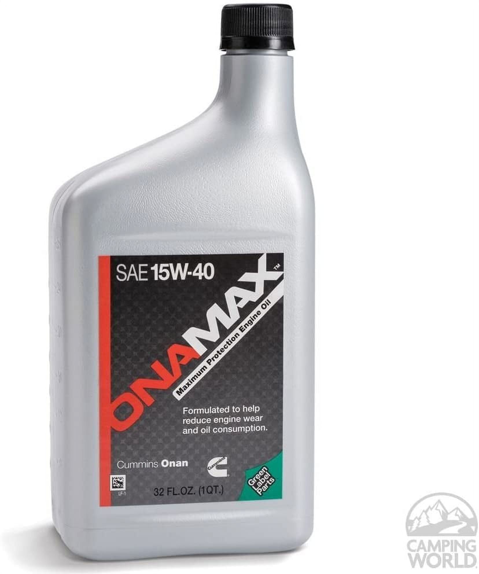 Onan Manufacturing OnaMax Conventional Motor Oils 15W - 40, 1 qt