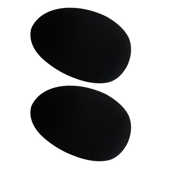 Onaparter 1 Pair of Convenient Breast Pads Replaceable Chest Pads Portable Push-up Pads Black