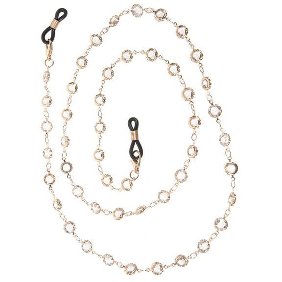 Onaparter 1 Rhinestone Eyeglass Chain Eyeglasses String Holder with Lanyard Sunglass Chain Around Neck for As Shown