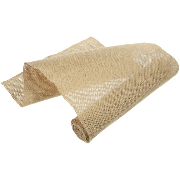 Onaparter 1 Roll Burlap Table Runner Rustic Hessian Table Runner Farmhouse Table Runner for Party As Shown