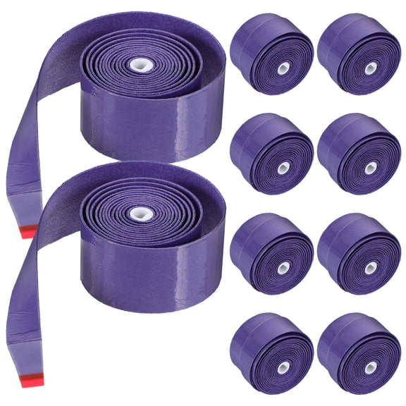 Onaparter 10 Rolls Tennis Anti-slipping Racket Wraps Badminton Grip Tape Sweat-absorbent Belt Wound Purple