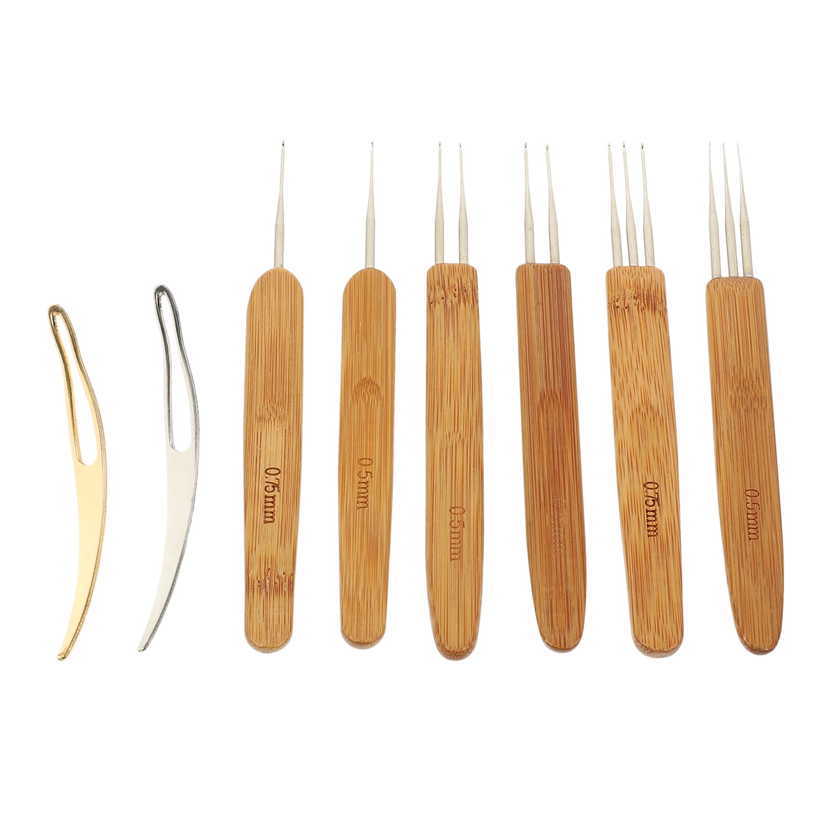 Onaparter 3 Sets Crochet Braids Accessories Tool Dreadlocks Needle
