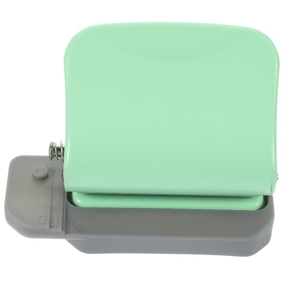 Onaparter 6 Hole Punch Paper 6-hole Puncher Handheld Machine Professional Six Tool Single Office Green