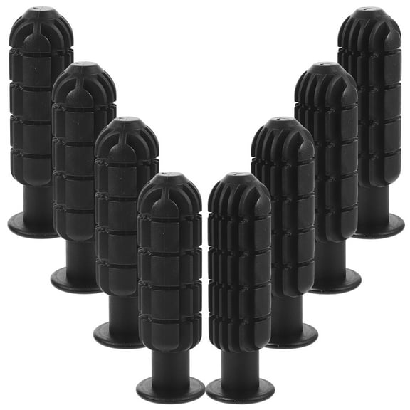 Onaparter 8pcs Foosball Handles Table Football Game Handles Replacement Foosball Replacement Handles Black