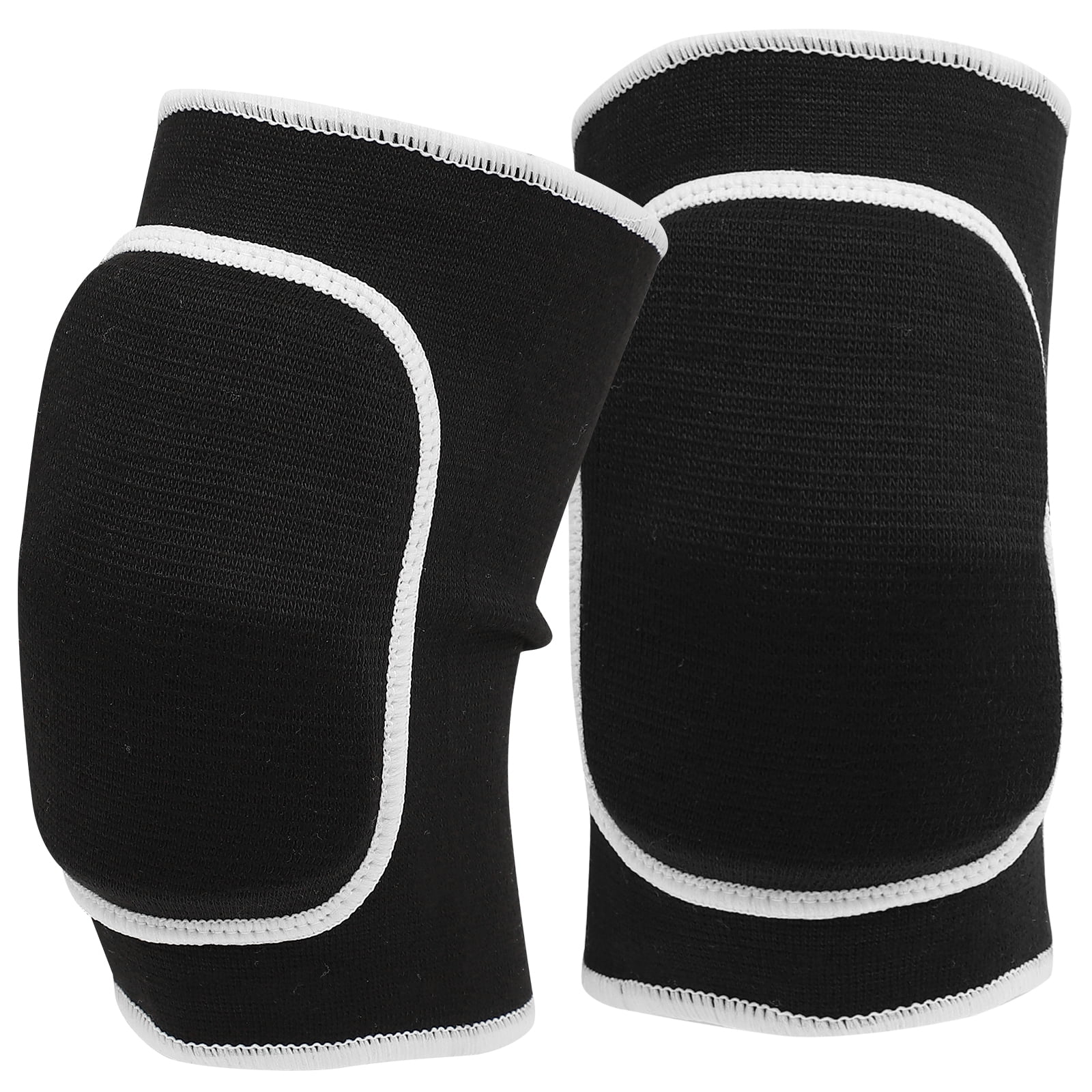 Onaparter Adult Knee Pads Yoga Sponge Protector for Dancers Thick Brace Volleyball Kneepads Black
