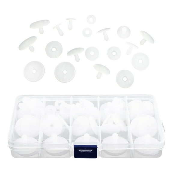 Onaparter Doll Making Supplies Joints for DIY Puppet Doll Making Movable Joints Doll Joint Rotatable Disc Plastic As Shown